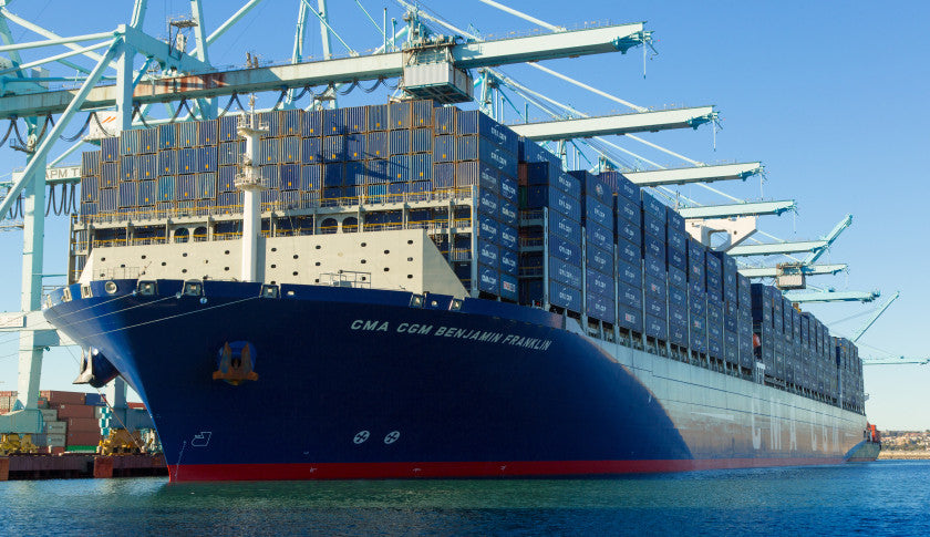 The Largest Cargo Ship Ever Made -1,306 Feet long - Benjamin Franklin