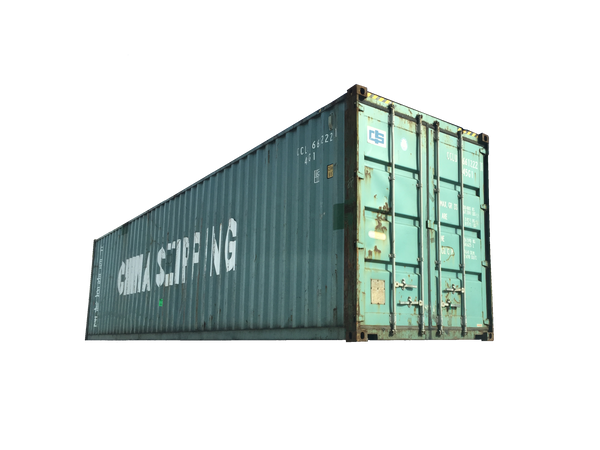 40' x 8' x 9.5' Shipping Container - Wind & Water Tight - Refurbished